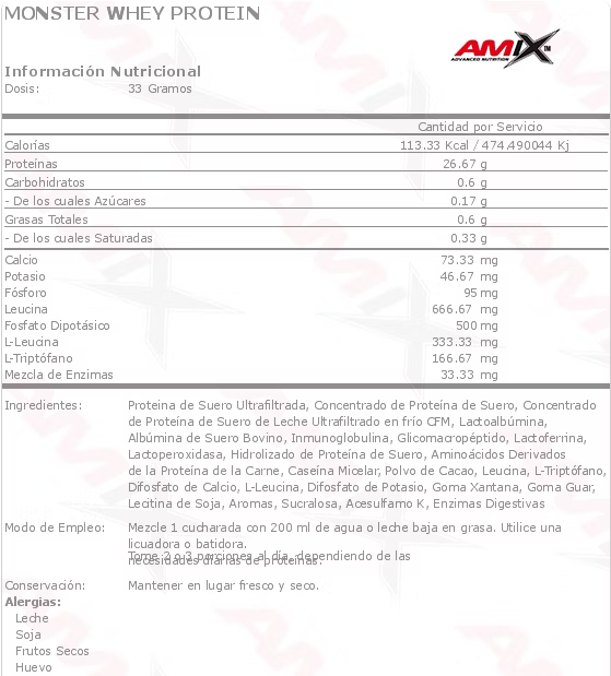 Amix Anabolic Monster Whey