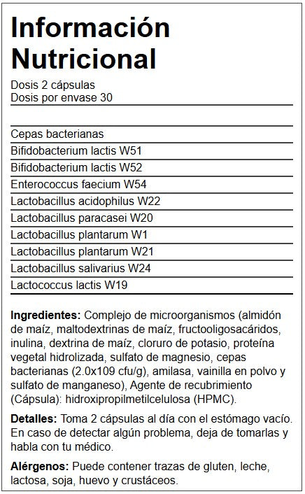 Quamtrax Probiotic 60 cápsulas
