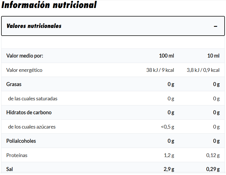 Servivita Salsa Zero Soja 320 ml