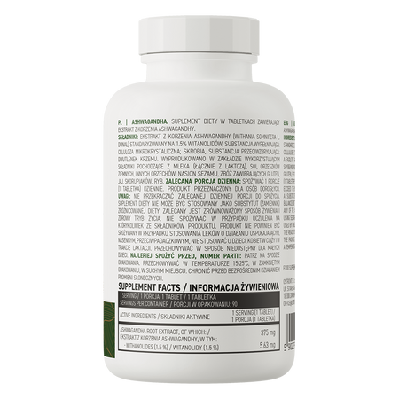 OstroVit Ashwagandha 90 comprimidos