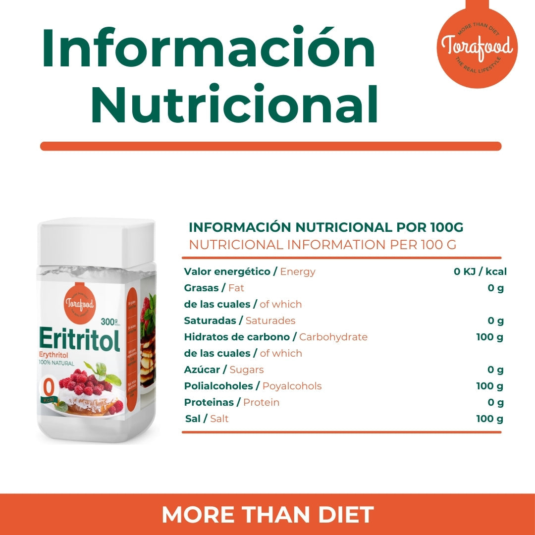 Torafood Eritritol Edulcorante Natural