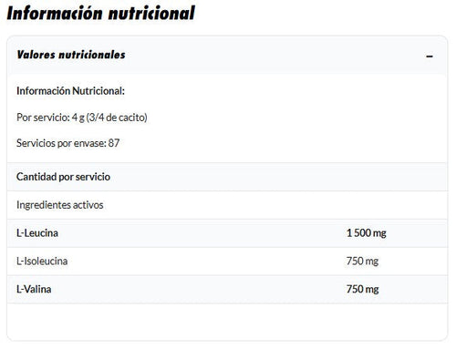 Amix BCAA en polvo 350 g