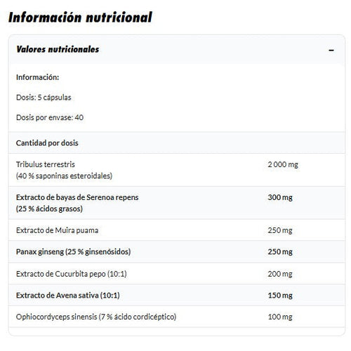 Amix Anabolic Power Tribusten 200 cápsulas