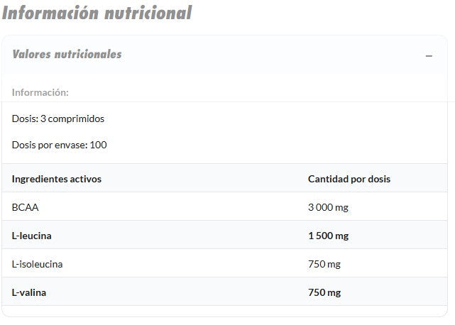 Amix BCAA Gold 2:1:1 300 tabletas