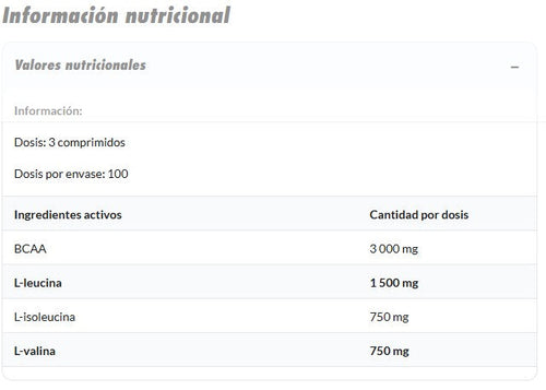 Amix BCAA Gold 2:1:1 300 tabletas