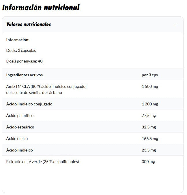 Amix CLA 1200 120 cápsulas