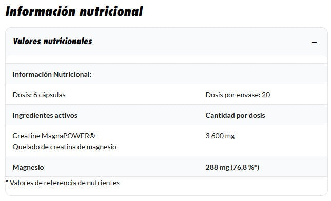 Amix Creatina MagnaPower 120 cápsulas