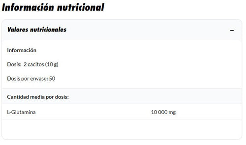 Amix Glutamina 500 g