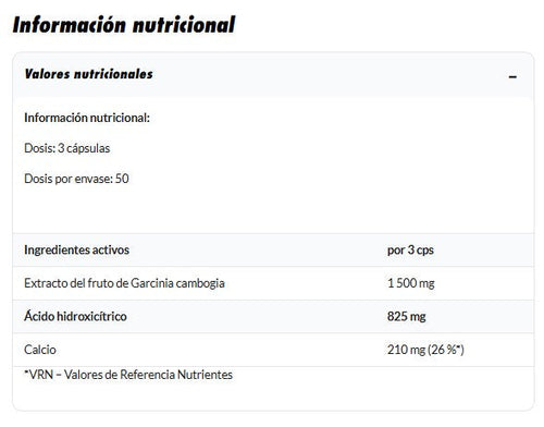 Amix HCA 150 cápsulas