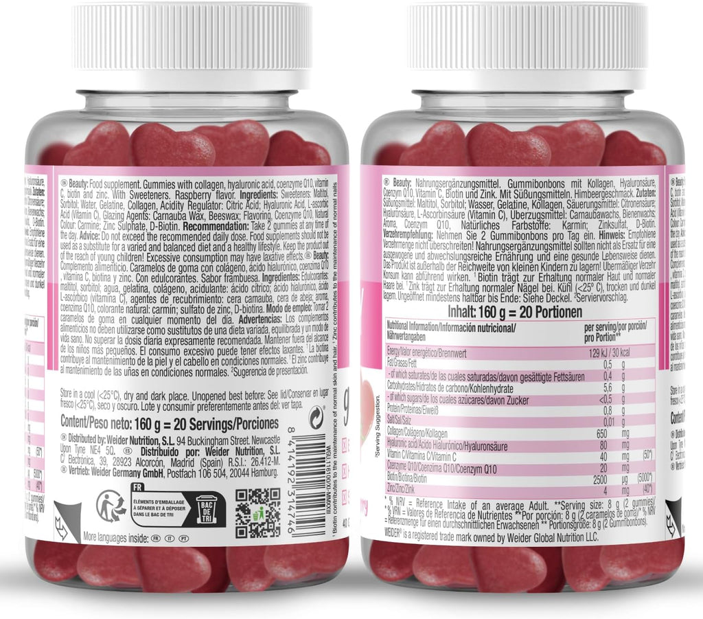 Weider Beauty Gummies Frambuesa