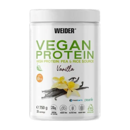 WEIDER VEGAN PROTEIN 750G CHOCO AVELLANA