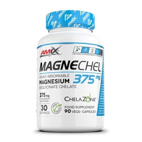 Amix MagneChel 90 Cápsulas | Bisglicinato de Magnesio Quelado