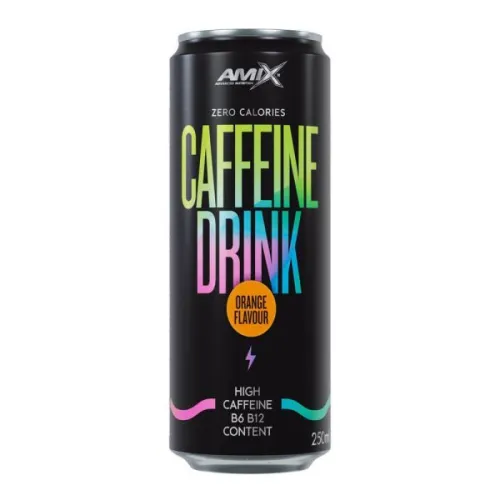 AMIX BEBIDA CAFFEINE DRINK 250ML. NARANJA