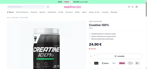 TREC CREATINE 100% 600G