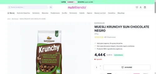 Barnhouse Muesli Krunchy Sun