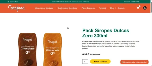 Torafood Sirope Zero